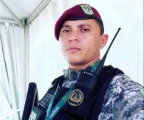 Soldado Hélio Andrade estava no Rio atuando na Força Nacional durante as olimpíadas; ele foi baleado na quarta-feira (10).(Imagem:Reprodução / TV Globo)