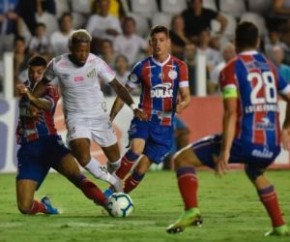 Santos vence Bahia em casa e segue confortável no G4.(Imagem:Estadão Conteúdo)