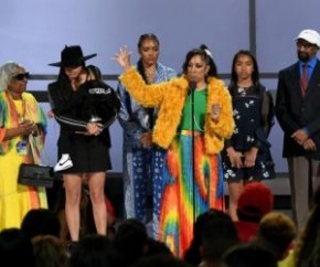Rapper Nipsey Hussle é homenageado durante o BET Awards.(Imagem:Divulgação)