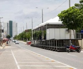 SDU fiscaliza ambulantes e barraqueiros que trabalham no Corso 2018.(Imagem:Cidadeverde.com)