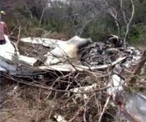 Avião transportando 30 kg de cocaína caiu em abril no interior do Piauí.(Imagem:G1 PI)