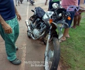 Acidente deixa dois jovens feridos no interior do Piauí.(Imagem:BN Batalha)