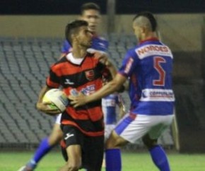 Augusto detona arbitragem após derrota do Flamengo-PI no clássico com o Piauí.(Imagem:Emanuele Madeira)