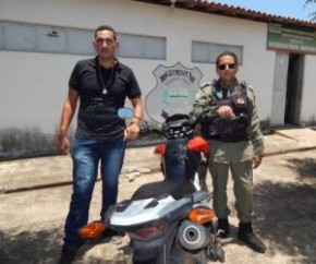 Moto roubada em Teresina é recuperada em Beneditinos.(Imagem:Divulgação)