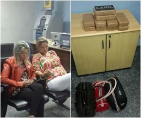 Duas mulheres foram presas com cocaína no aeroporto de Teresina.(Imagem:Divulgação)