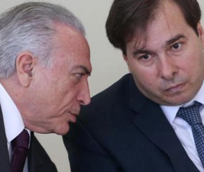 Michel Temer e Rodrigo Maia(Imagem:Divulgação)