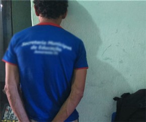 Pai é preso suspeito de usar o filho para cometer furtos em Amarante.(Imagem:Polícia Civil)