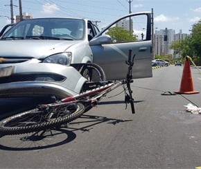 Polícia investiga se acidente na avenida Raul Lopes foi forjado.(Imagem:Cidadeverde.com)