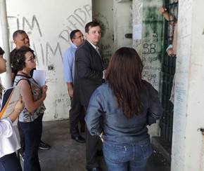 MP faz vistoria em centros de acolhimento e reclama de obra inacabada no CEM.(Imagem:Cidadeverde.com)