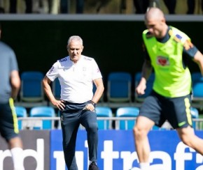 Tite tenta superar pior momento na seleção brasileira em sua antiga casa.(Imagem:Lucas Figueiredo/CBF)