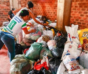 Tragédia atingiu mais de 400 pessoas no Parque Rodoviário em Teresina.(Imagem:CidadeVerde.com)