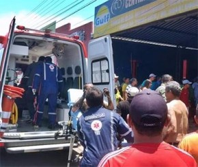 Explosão deixa mecânico em estado grave e outros dois feridos em Piripiri.(Imagem:CidadeVerde.com)