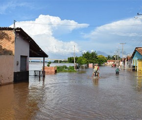 Luzilândia: Rio Parnaíba sobe e afeta mais de 260 famílias.(Imagem:Divulgação)