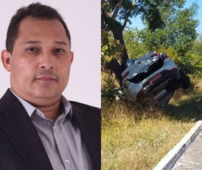 Carro ocupado por capitão Anderson estava com pneu reserva e acima da velocidade.(Imagem:Divulgação)