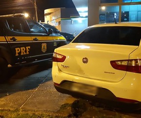 Motorista de aplicativo é preso suspeito de dar fuga a detento.(Imagem:PRF)