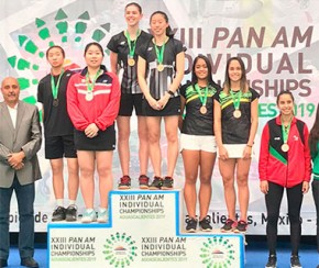 Piauienses garantem duas medalhas ao Brasil no Pan de Badminton.(Imagem:Divulgação)