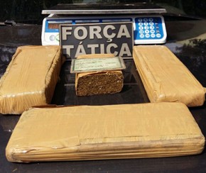 Dono de lava jato é preso com 5 kg de maconha em Teresina.(Imagem:Divulgação/PM)