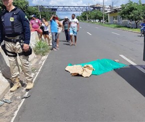 Pedestre morre atropelado ao atravessar BR-316 em Teresina.(Imagem:PRF)