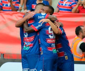 Fortaleza vence Goiás e sobe na tabela do Brasileirão(Imagem:Leonardo Moreira)