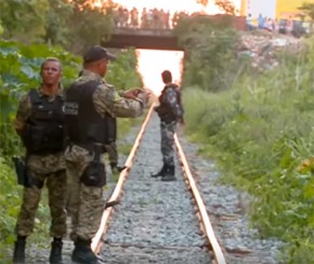 Corpo de adolescente é encontrado carbonizado nos trilhos do metrô da capital.(Imagem:Cidadeverde.com)