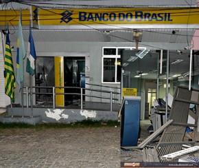 Criminosos explodem Banco do Brasil, loteria e Correios de cidade no interior do Piauí.(Imagem:Cidadeverde.com)