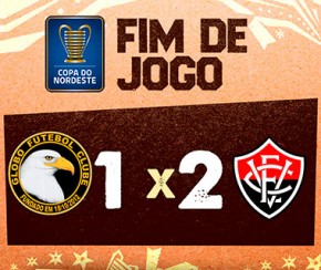 Vitória bate Globo fora de casa na estreia no Nordestão.(Imagem:Cidadeverde.com)