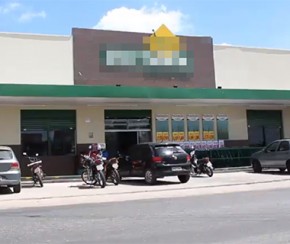 Dois são presos em tentativa de assalto a supermercado.(Imagem:CidadeVerde.com)