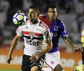 São Paulo empata com lanterna e vê diferença na liderança cair para um ponto.(Imagem:Rubens Chiri)