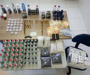 Distribuidor clandestino de munição é preso em Paes Landim.(Imagem:PM-PI)