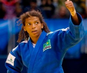 Rafaela Silva garante ouro no Grand Prix de Judô.(Imagem:CBJ)