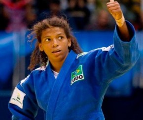 Rafaela Silva garante ouro no Grand Prix de Judô.(Imagem:CBJ)