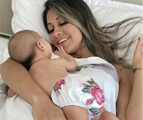 Mayra Cardi recebe posts de ódio e decide não mostrar filha.(Imagem:Instagram)