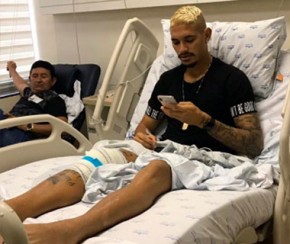Atacante Crislan passa por cirurgia e só volta a jogar em 2019.(Imagem:Instagram)