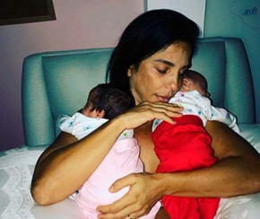 Ivete Sangalo volta a cantar dois meses após ter gêmeas.(Imagem:Instagram)