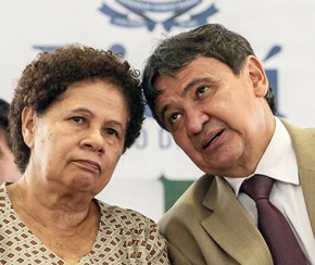 Governador Wellington Dias (PT) e Vice Regina Sousa (PT)(Imagem:Roberta Aline)