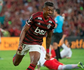 Com 2 gols de Bruno Henrique, Flamengo derrota Inter e se aproxima de semifinal.(Imagem:Alexandre Vidal)