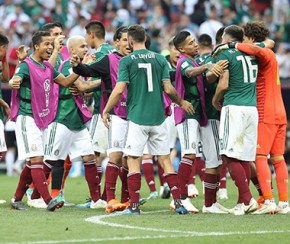 Adversário do Brasil nas oitavas, México nunca venceu a seleção em Copas.(Imagem:Fotoarena/Folhapress)