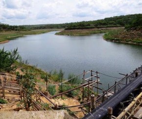 Barragem chega a menos de 5% e prefeita pede racionamento de água.(Imagem:Cidadeverde.com)