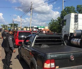 Operação contra o tráfico de drogas fecha três pontes que ligam Teresina e Timon.(Imagem:SSP-PI)