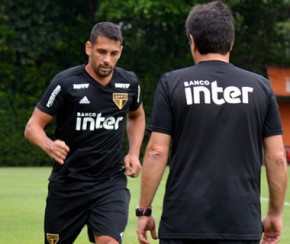 Diego Souza é dúvida no São Paulo para a partida contra o Cruzeiro.(Imagem:Érico Leonan)