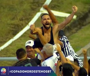 Botafogo (PB) marca no fim e vence Fortaleza pelo Nordestão.(Imagem:Reprodução)