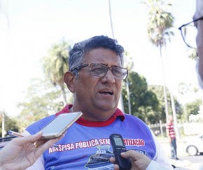 Paulo Sampaio, presidente do Sintepi.(Imagem:Roberta Aline)