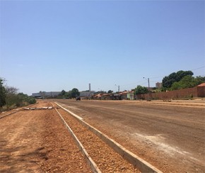 Pistas da Marginal Poti Sul serão liberadas para tráfego em 15 dias.(Imagem:CidadeVerde.com)