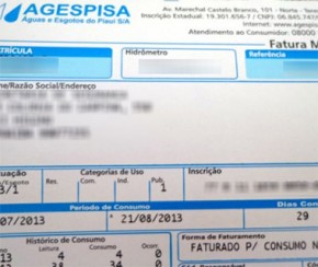 Arsete veta valor pedido pela Agespisa e reajusta tarifa de água em 2,96%.(Imagem:Cidadeverde.com)