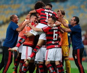 Flamengo vence Botafogo e segue líder do Brasileirão.(Imagem:ESPN)