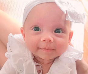 Apresentadora Eliana celebra os três meses da filha, Manuela.(Imagem:Instagram)