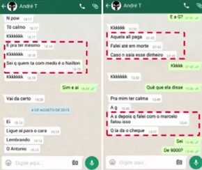 Mensagens provam elo entre policiais e suspeitos de fraudar concursos.(Imagem:Cidadeverde.com)