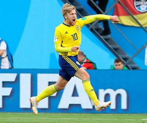 Suécia derrota a Suíça e volta às quartas da Copa após 24 anos.(Imagem:Ricardo Moreira)