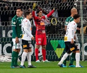 Cássio se destaca e garante empate do Corinthians contra o Palmeiras.(Imagem:Daniel Augusto Jr)