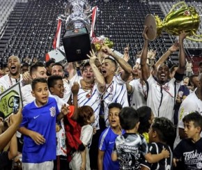 No adeus de Falcão, Corinthians é campeão paulista de futsal.(Imagem:Rodrigo Coca/Corinthians)